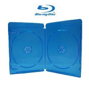  DOUBLE   12mm Blu Ray Case With Licensed Blu Ray Logo   25 