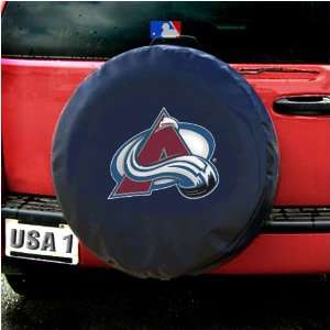  Colorado Avalanche NHL Spare Tire Cover (Black) Sports 
