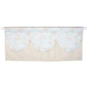  Baby Toile Valance   Pink, Blue or Green by Doodlefish Kids Baby