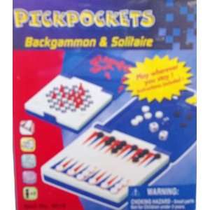  Pickpockets Backgammon & Solitaire Toys & Games