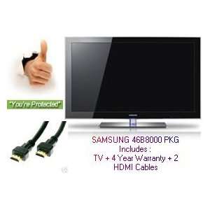 Samsung UN46B8000 LED Television Promo Package   Includes TV + 4 Year 