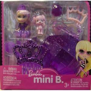  Barbie Mini B. Princess Series Doll #12 with Pink Dog 