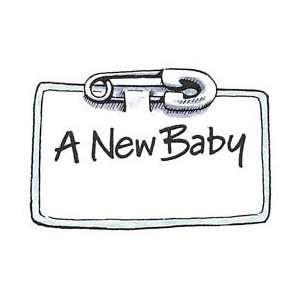  A New Baby   Rubber Stamps