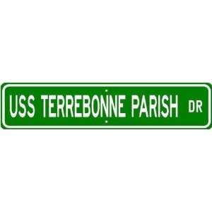  USS TERREBONNE PARISH LST 1156 Street Sign   Navy Sports 