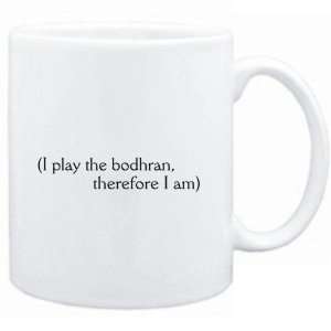  Mug White  i play the Bodhran, therefore I am 