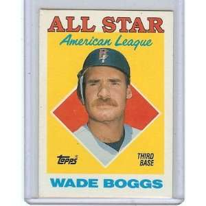  1988 TOPPS #388 WADE BOGGS, ALL STAR, BOSTON RED SOX 