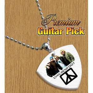  Chickenfoot Chain / Necklace Bass Guitar Pick Both Sides 