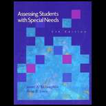Assessing Students with Special Needs   Text Only 5TH Edition, James A 