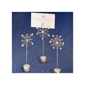  Snowflake Design Place Card Holders 