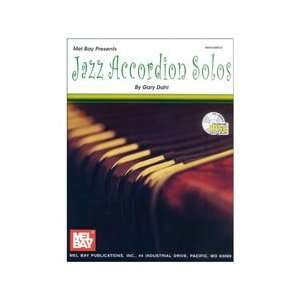  Mel Bay Jazz Accordion Solos (Book/CD) Musical 
