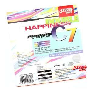   (Out) Table Tennis Rubber, Double Happiness (DHS)