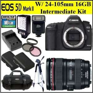  Canon EOS 5D Mark II 21.1MP Full Frame CMOS Digital SLR 