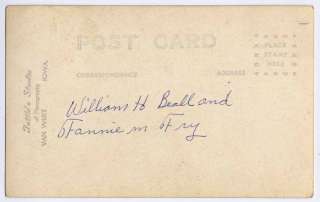 william h beall and fanny m fry photographer stamp tuttle s studio van 