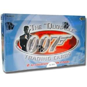  James Bond the Quotable Trading Card Box Toys & Games
