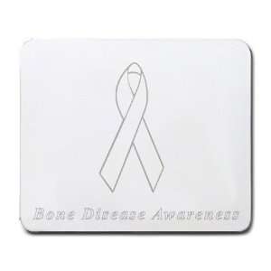 Bone Disease Awareness Ribbon Mouse Pad