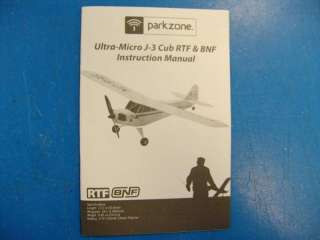   Micro J 3 Cub DSM R/C RC Electric Airplane Bind N Fly PKZ3980  