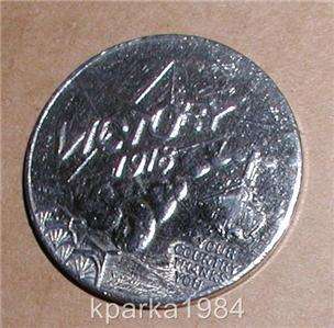 WW1 1918 VICTORY TOKEN   BRILL BROTHERS   GOOD LUCK  