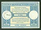 SWEDEN 1947, 40ore Int’l Reply Coupon, VF  