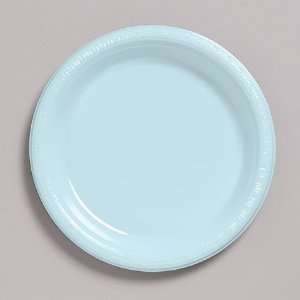    Pastel Blue Plastic Banquet Dinner Plates   Bulk Toys & Games