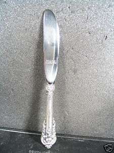 Sterling Wallace Grand Baroque HOLLOW HANDLE MODERN BUTTER KNIFE nm 
