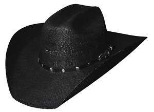Bullhide 4 Black Western Cowboy/girl Fashion Straw Hat  