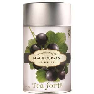Tea Forte Loose Tea Canister Black Currant, 3.5 oz, 50 servings 