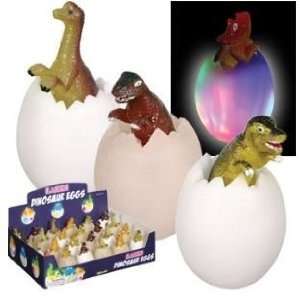   Dino Eggs; Novelty Flashes When Bounced; Party Favor Toys & Games