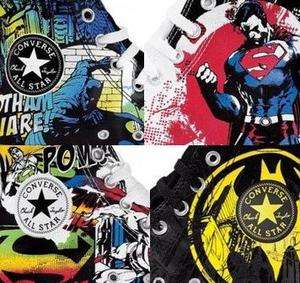   STAR CHUCK TAYLOR DC COMICS   SUPERMAN BATMAN SHOES   4 Models  