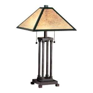 Open Column Medium Mica Table Lamp