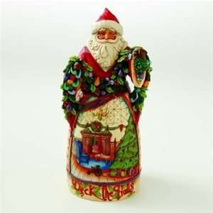   , Deck the Halls with Boughs of Holly   Santa Figure