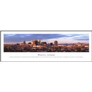  Phoenix, Arizona   Series 2 Panoramic View Framed Print 
