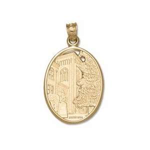  USC Trojans Bovard Hall Pendant   10KT Gold Jewelry 