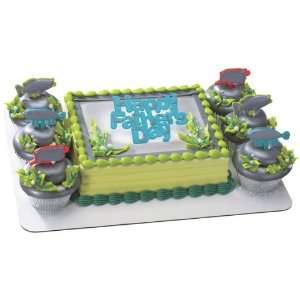  Fathers Day & Fish Cake Topper Set