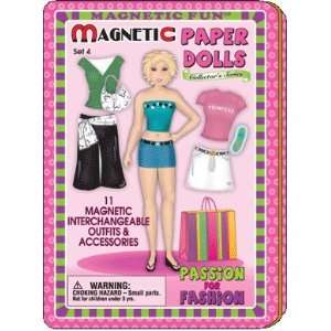  Magnetic Fun Tin Paper Dolls Set 2 Toys & Games