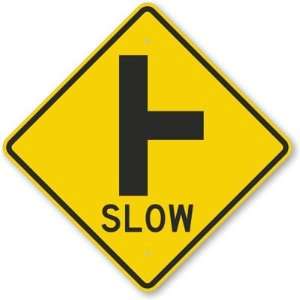  Side Road T Junction Symbol High Intensity Grade Sign, 24 