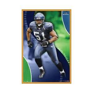  Seahawks Tatupu Framed Poster