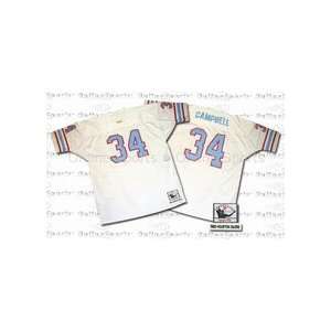 1980 Houston Oilers White Jersey From Mitchell & Ness, With #34 and 