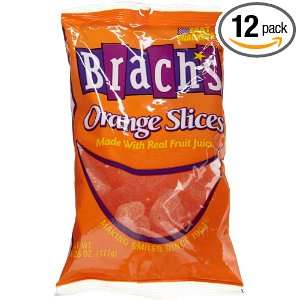 Brachs Orange Slices, 6.25 Ounce Bags Grocery & Gourmet Food