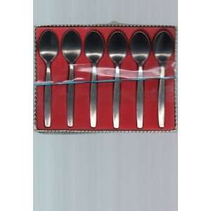 Set of Six Espresso / Demi tasse Spoons (Stainless Steel 