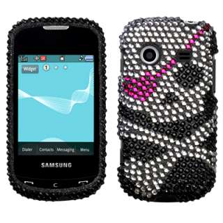 BLING Diamante SnapOn Phone Cover Case FOR Samsung CHARACTER R640 