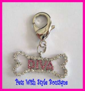 Bling Personalized Leather Dog Harness XS Small  