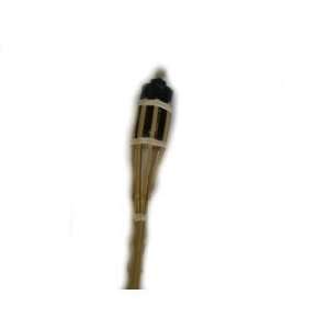  36 Inch Natural Bamboo Tiki Torch Case Pack 40 Patio 