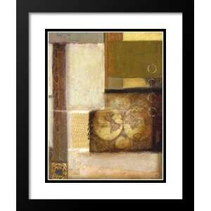   and Double Matted Art 25x29 Antique World Map I