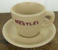 Vintage Nestle Nestles Restaurant Ware China Cup Saucer  