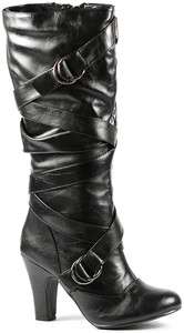 Black High Heel Tall Knee Women Fashion Boots 6.5 us  