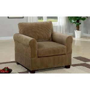  Lounge Arm Chair With Upholstered Cushion Seat And Back 