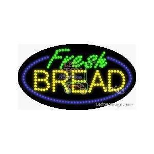 Fresh Bread LED Sign 15 inch tall x 27 inch wide x 3.5 inch deep 