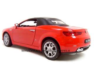 ALFA ROMEO SPIDER S RED ST 118 DIECAST MODEL WELLY  