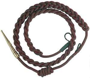 WWII FRENCH FOURRAGERE SHOULDER CORD WITH A GOLD TIP  