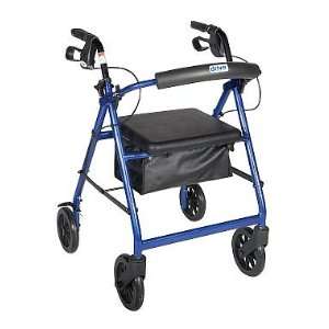 Aluminum Rollator with Fold Up and Removable Back Support, Removable 8 